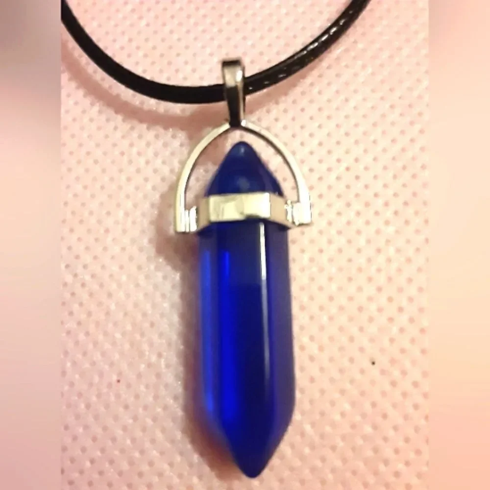 NATURAL energy crystal pendant necklace for male or female